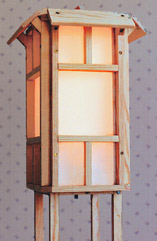 Traditional Floor Lamp With Eaves, by Lawrence Kinney