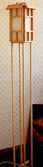 Traditional Floor Lamp with Eaves, by Lawrence Kinney